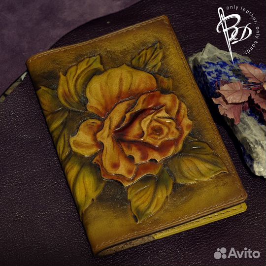 Кожаная обложка на паспорт, автодокументы, военник