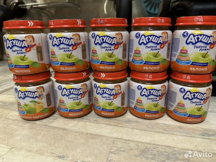 Фруктовое пюре агуша