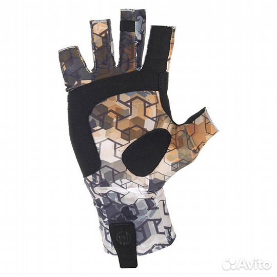 Перчатки Mark (Принт серо-оранжевый ) M