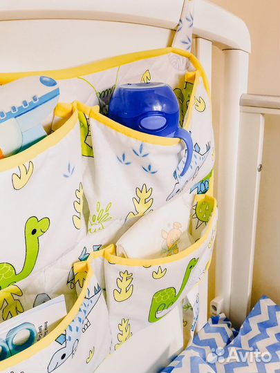 Карман органайзер на детскую кроватку