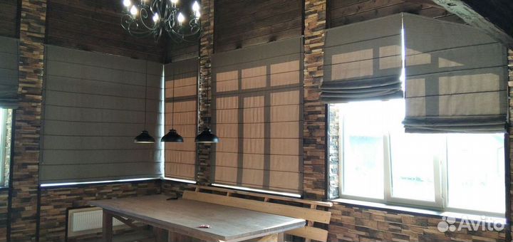 Римские шторы, жалюзи: изготовление, монтаж