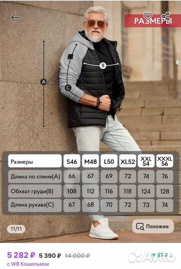 Курткп мужская демисезонная