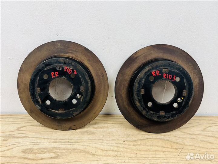 Диск тормозной задний Hyundai Solaris 1 G4FA 1.4