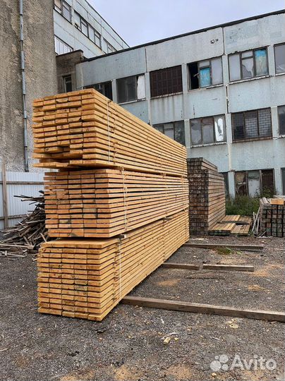 Доска обрезная 50х200х6000мм от производителя