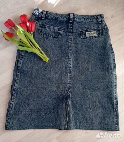 Джинсовая юбка винтаж СССР