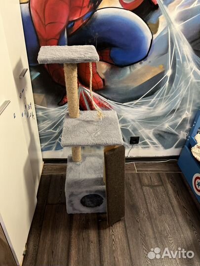 Когтеточка домик для кошки