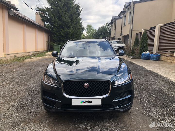 Jaguar F-Pace 2.0 AT, 2017, 116 800 км
