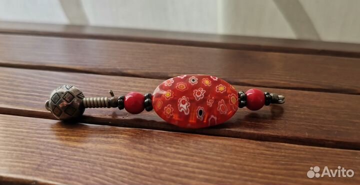 Брошка муранское стекло