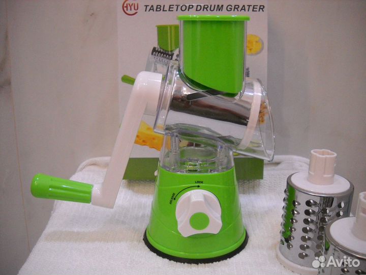 Новая овощерезка ручная tabletop drum grater