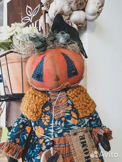 Интерьерная коллекционная кукла ручной работы