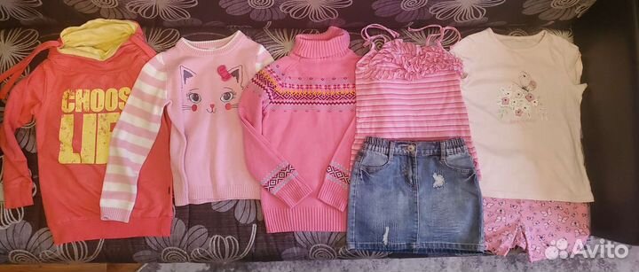 Вещи фирменные пакетом для девочки 122