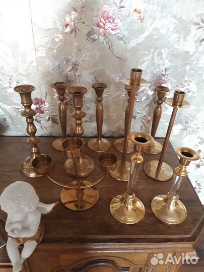 Подсвечники из латуни Германия