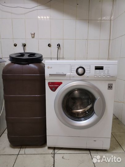 Стиральная машина LG с баком 6 кг