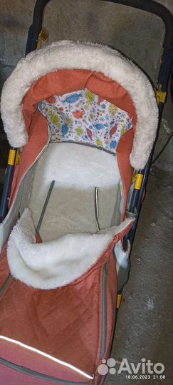 Санки коляска nika