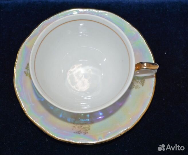 Фарфоровая кофейная пара- мадонна. ГДР (1)