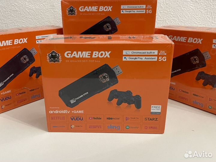 Android TV приставка Game Stick Box 8K