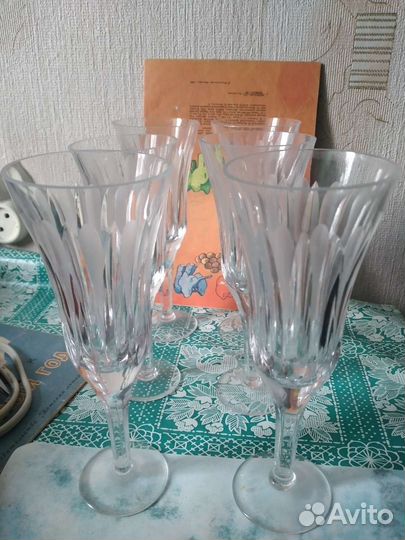 Фужеры для шампанского стекло