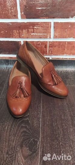 Качественные, кожаные мокасины бренд 