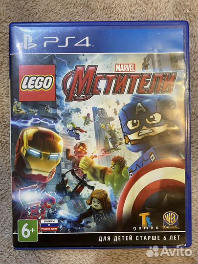 Игра ps4 Мстители Lego