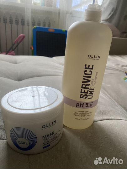 Шампунь и маска для волос ollin
