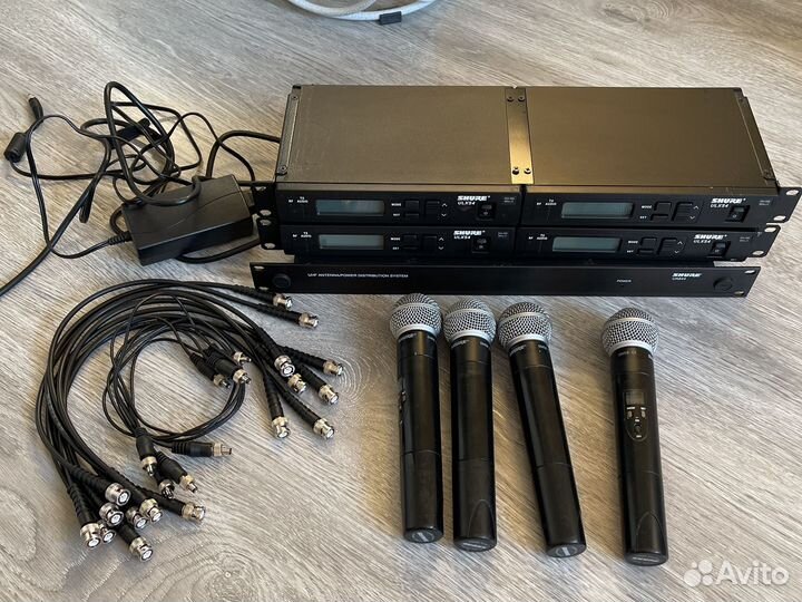 Радиосистемы shure ulxs42 + ua844