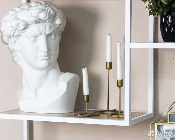 Стеллаж книжный напольный в стиле лофт