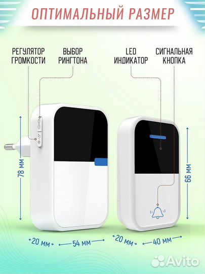 Беспроводной дверной звонок