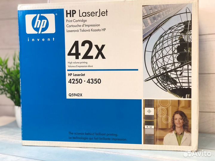 Картридж HP 42X Q5942X черный