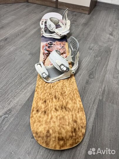 Сноуборд комплект DC Biddy 147 + Union S/M идеал