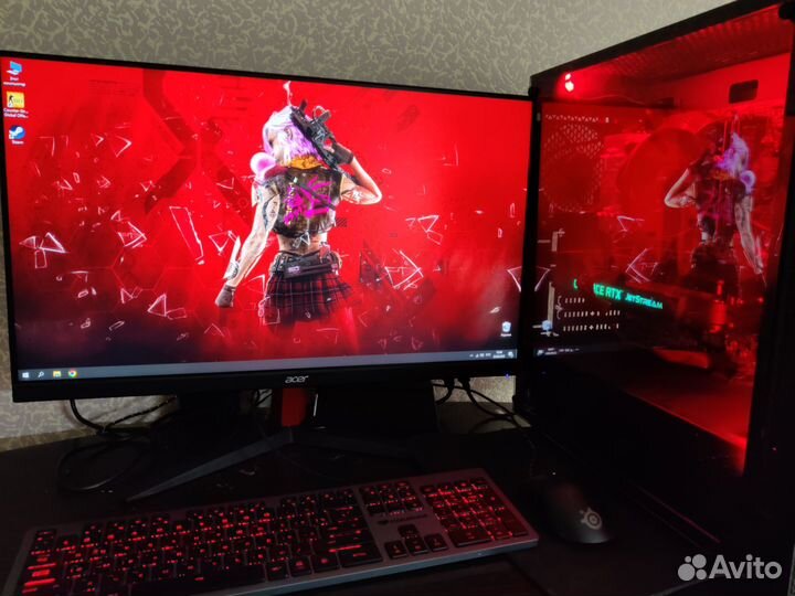 Игровой компьютер RTX 3070,i7,SSD,2тб,16гб озу