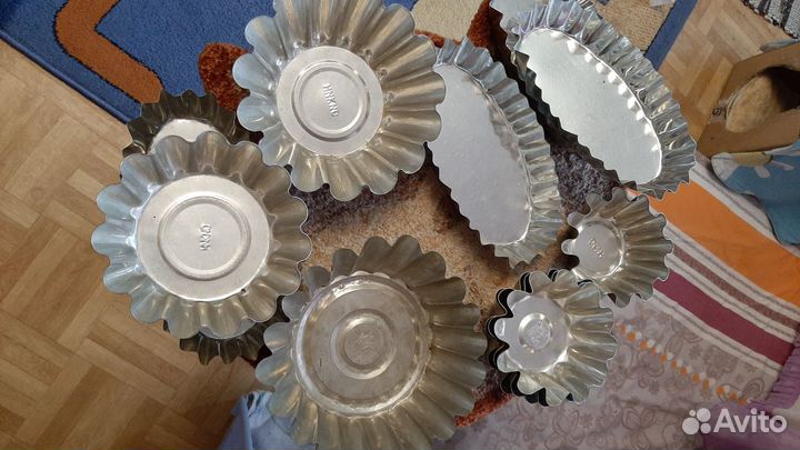 Формы для выпечки кексов, пасхи, 11шт