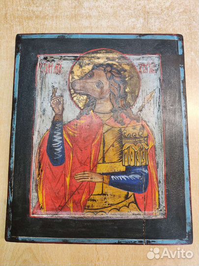 Икона Святого Христофора Псоглавца 19 век
