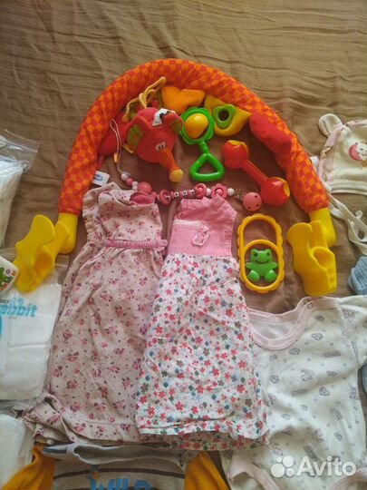 Детские вещи пакетом от 0 до года