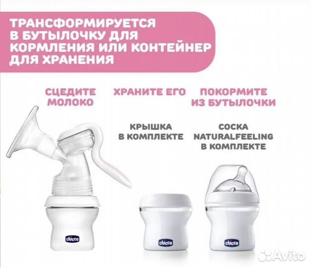 Молокоотсос ручной Chicco