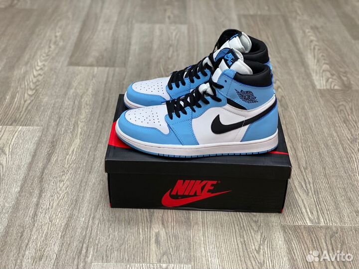 Кроссовки Air Jordan 1 University Blue (36-45)