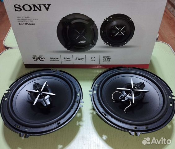 Динамики Sony. XS-FB1630. 16см