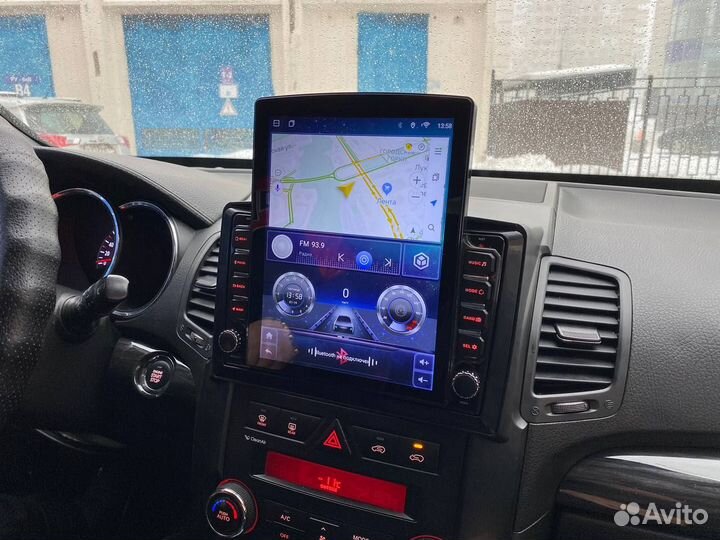 Android магнитола Sorento XM 2009-12, стиль Tesla