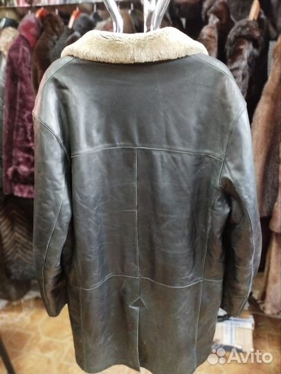 Дубленка натуральная мужская 48 50 размер