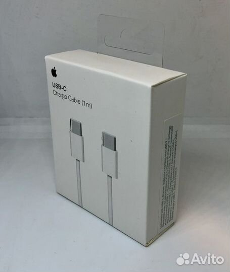 Оригинальный провод apple type-c/type-c 1м и 2м