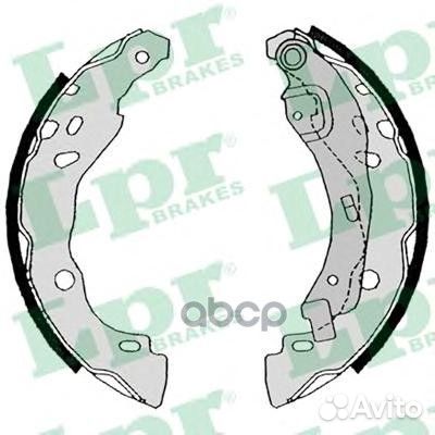 Колодки тормозные задние (барабаны -ABS) R-clio