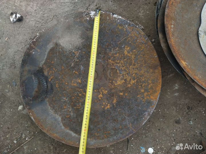 Сковорода садж из бороны, заготовки