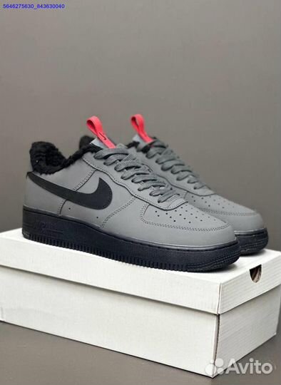 Кроссовки Nike air Force 1 с мехом