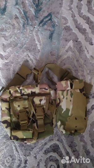 Сумка поясная Multicam