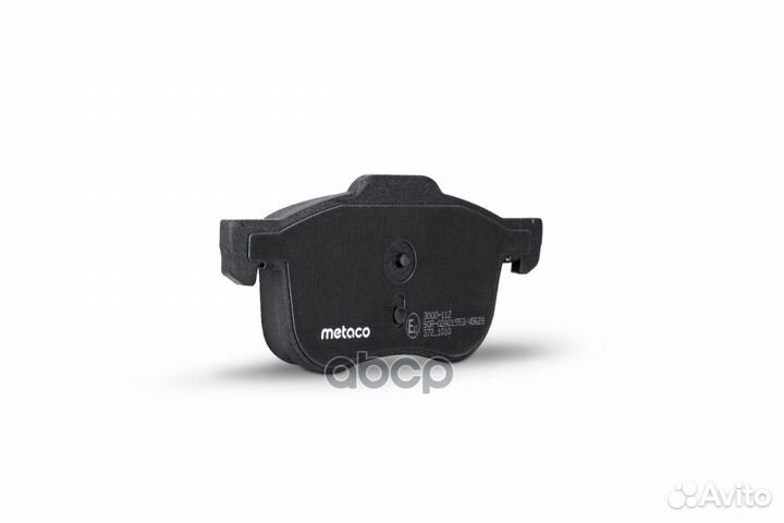 Колодки тормозные передние к-кт '3000-112 metaco
