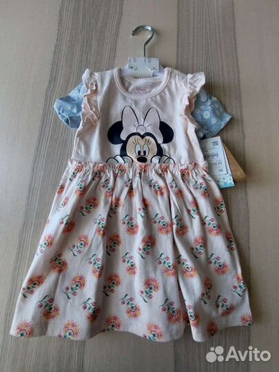 Платье для девочки набор 86 C&A новое