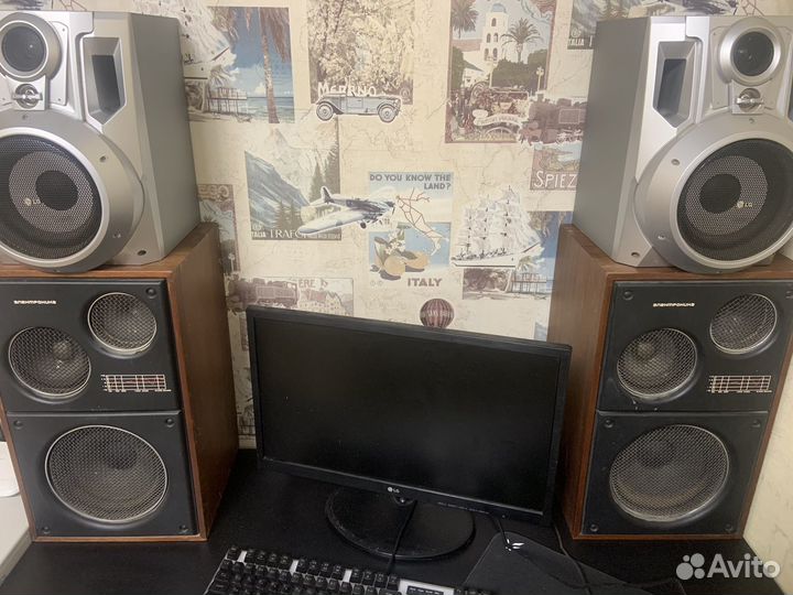 Акустические колонки электроника 25ас-126