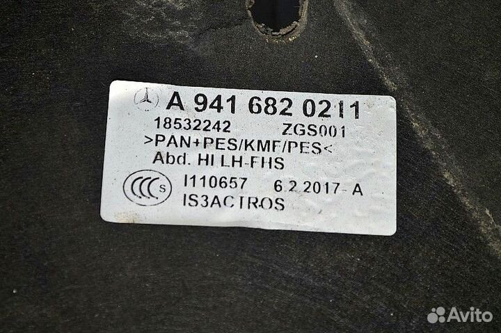 Шумоизоляция, другие mercedes-benz Actros MP4 1842