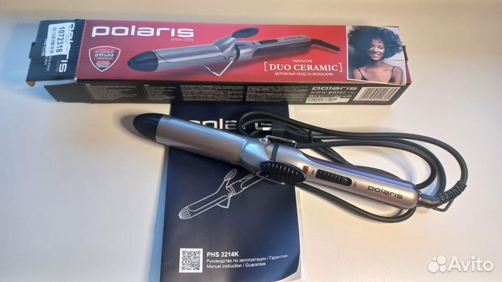 Щипцы для завивки волос Polaris