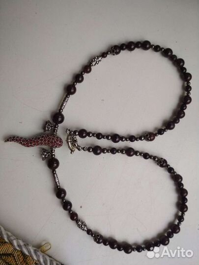 Колье amulet гранатовое