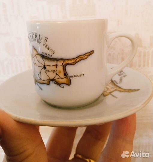 Кофейные чашки Китай 6 пар + пара лфз